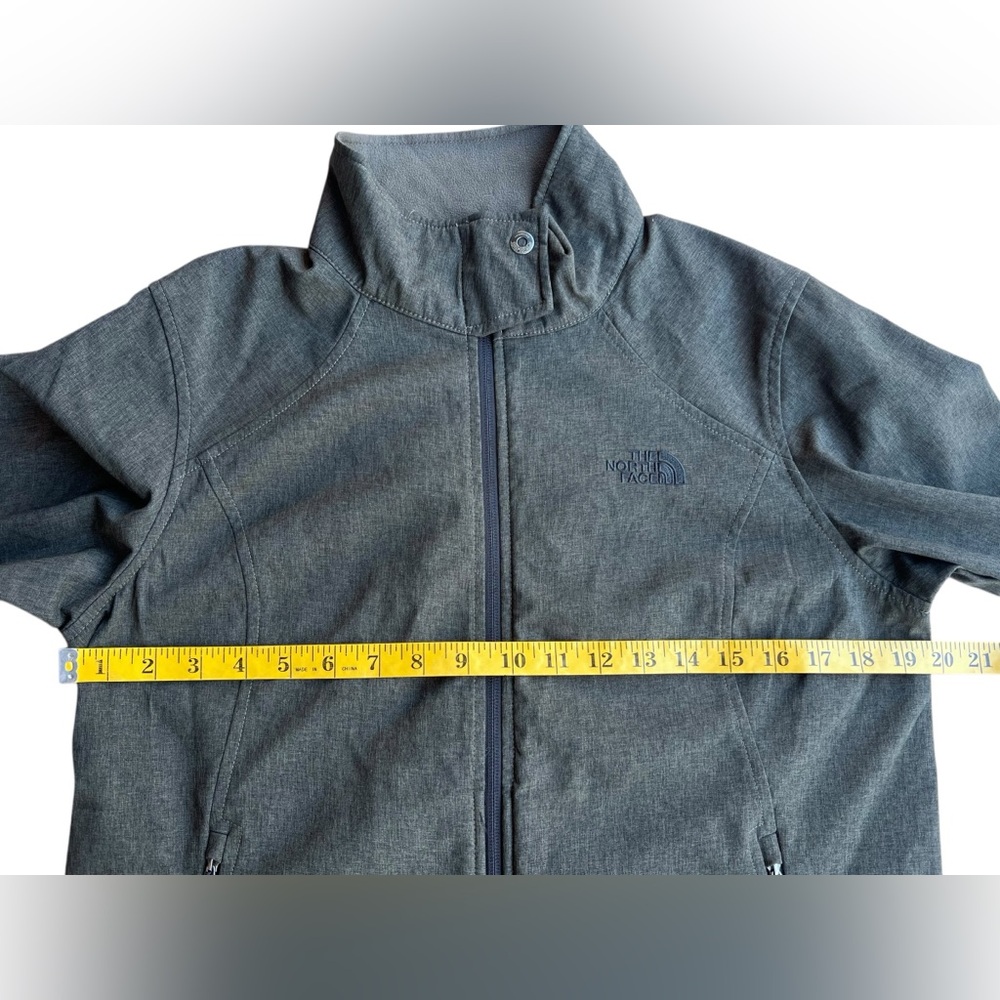 THE NORTH FACE Olive Green Windfall Softshell Full-Zip L Jacket Outdoors Hiking - Picture 10 of 12